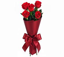 Букет 5 Красных роз Эдлесс Лав в Партените