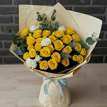 Букет цветов из:  Розы #REPLACE_PRED# Партените