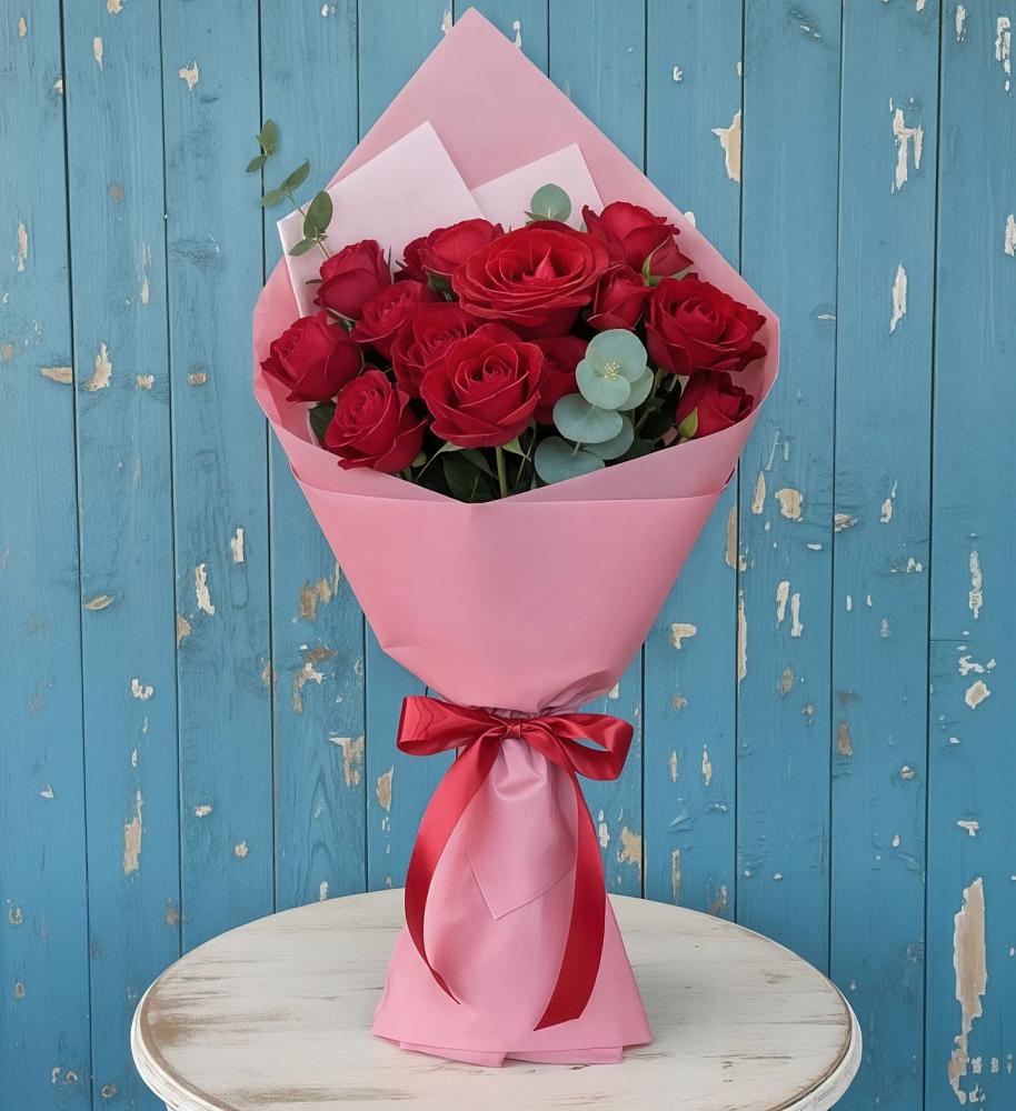 Букет цветов из: Розы в Партените