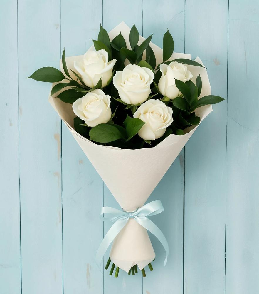 Букет цветов из: Розы в Партените