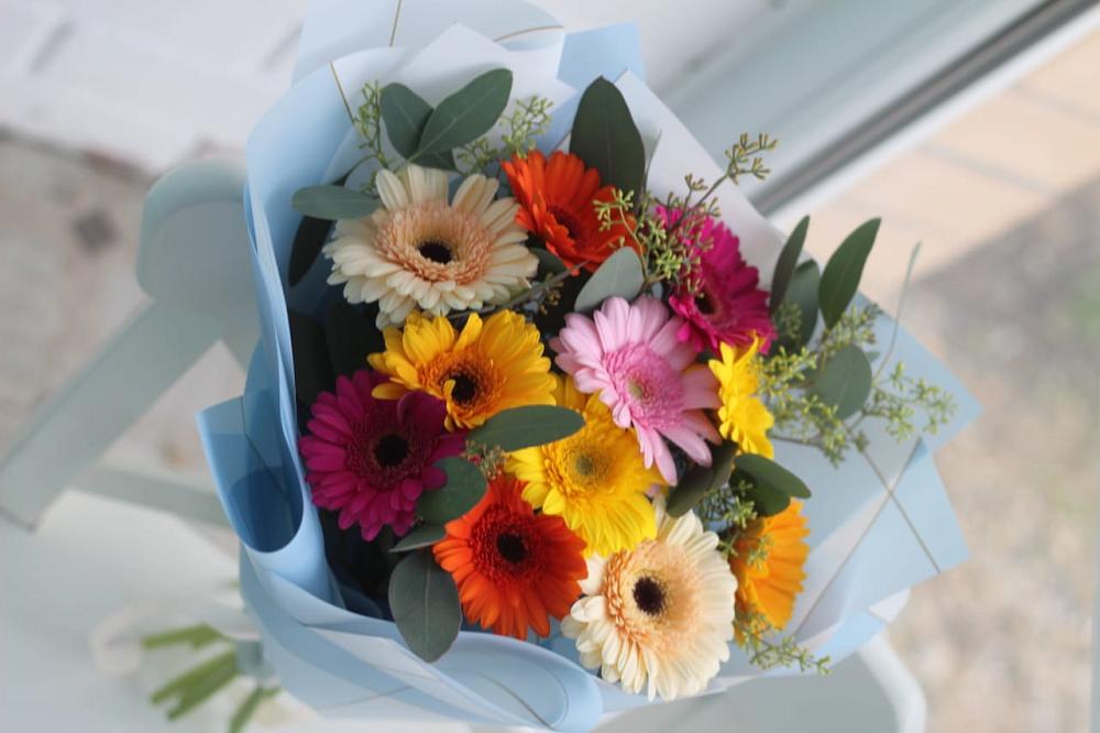 Букет цветов из: Герберы в Партените