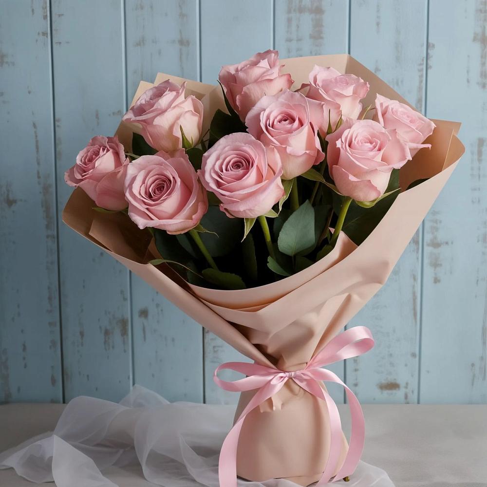 Букет цветов из: Розы в Партените