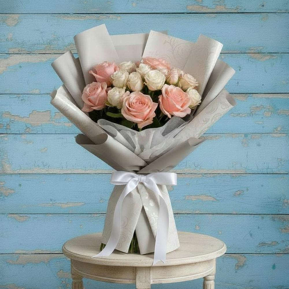 Букет цветов из: Розы в Партените