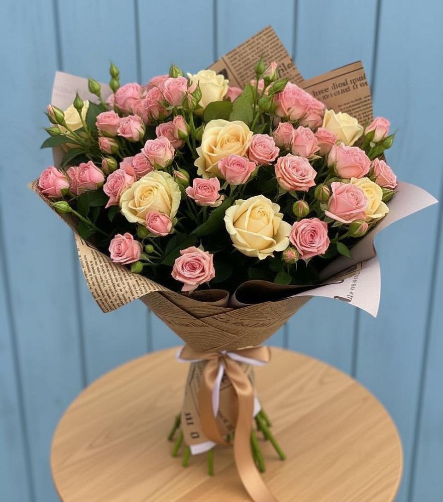 Букет цветов из: Розы в Партените