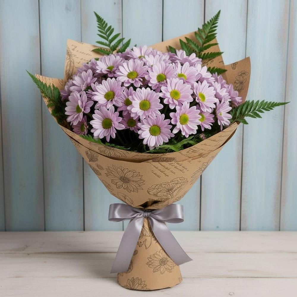 Букет цветов из: Хризантемы в Партените