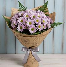 Букет цветов из:  Хризантемы #REPLACE_PRED# Партените