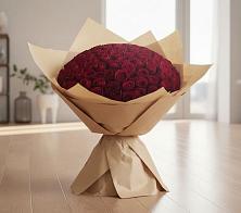 Букет 101 Красная роза в Партените