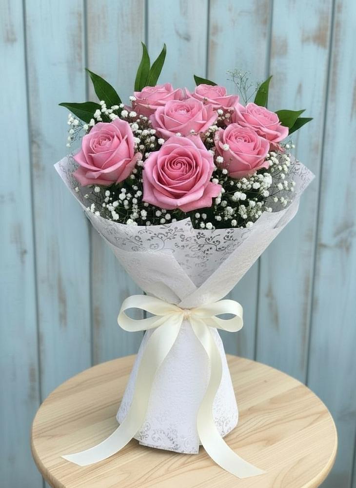 Букет цветов из: Розы в Партените