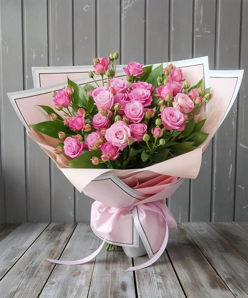 Букет Розовый кустик в Партените