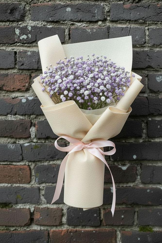 Букет цветов из: Гипсофила в Партените