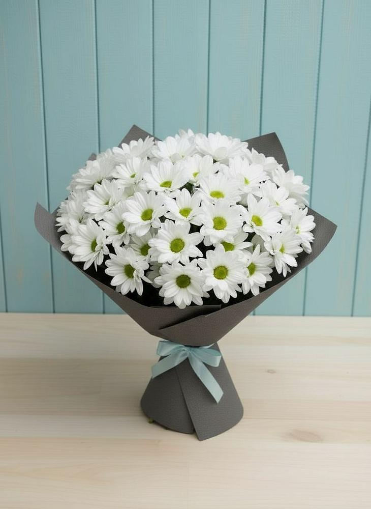 Букет цветов из: Хризантемы в Партените