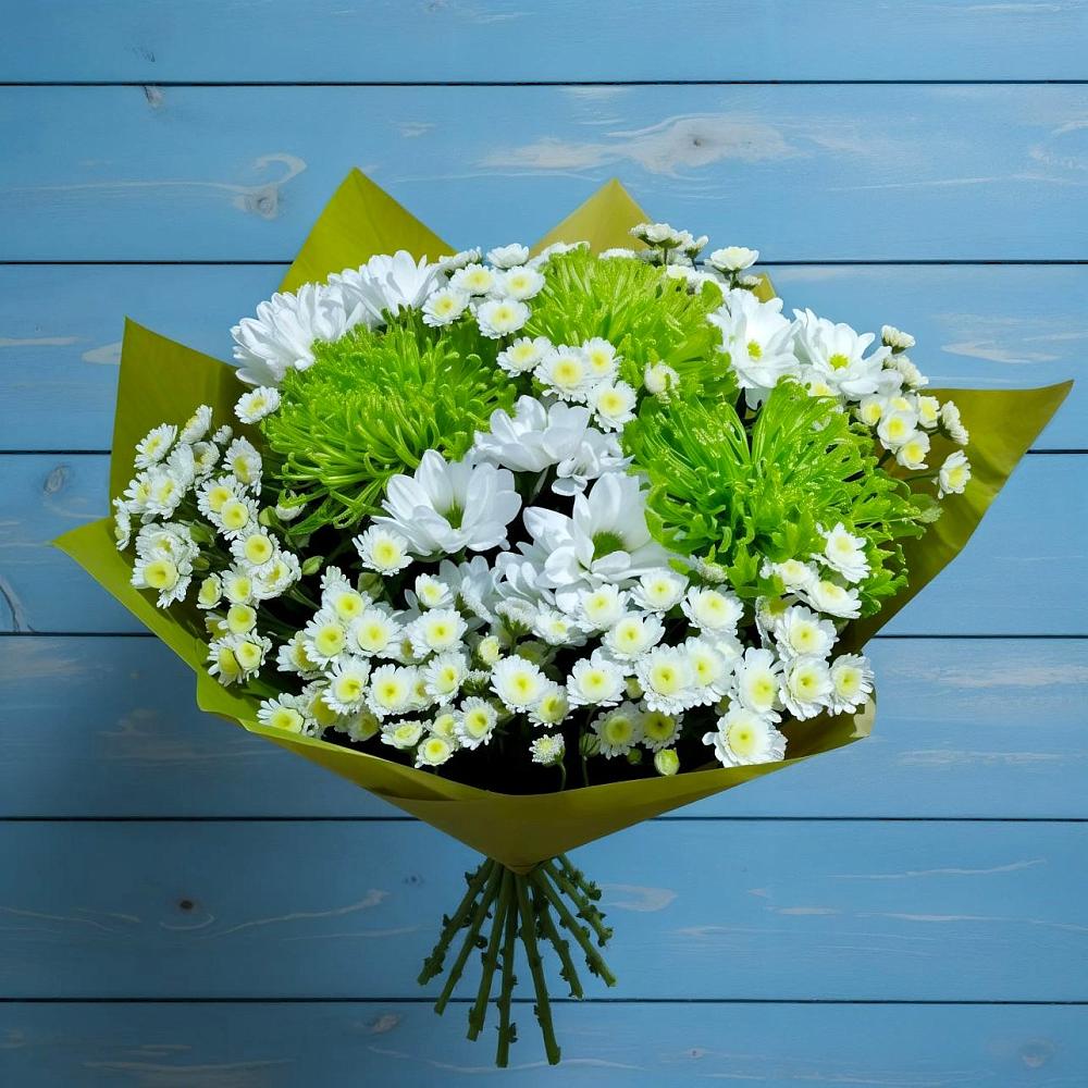 Букет цветов из: Хризантемы в Партените