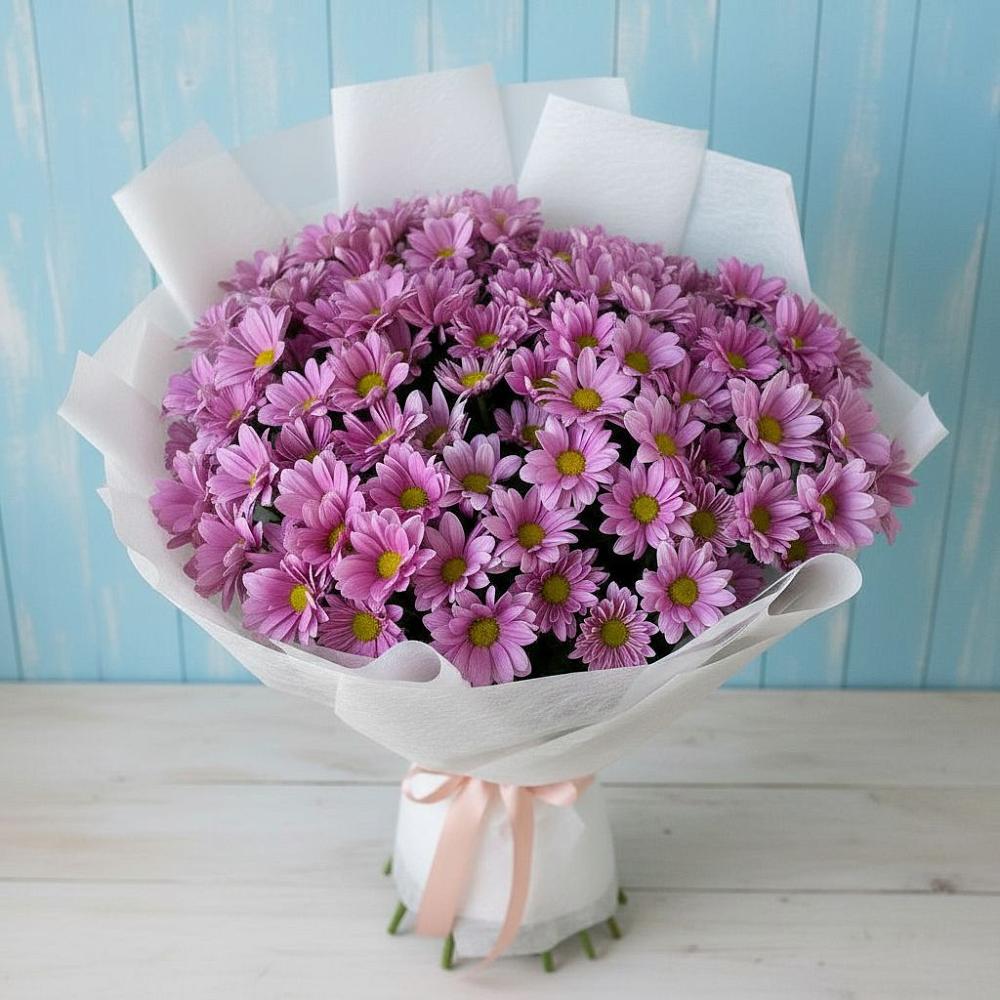 Букет цветов из: Хризантемы в Партените
