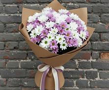 Букет цветов из:  Хризантемы #REPLACE_PRED# Партените