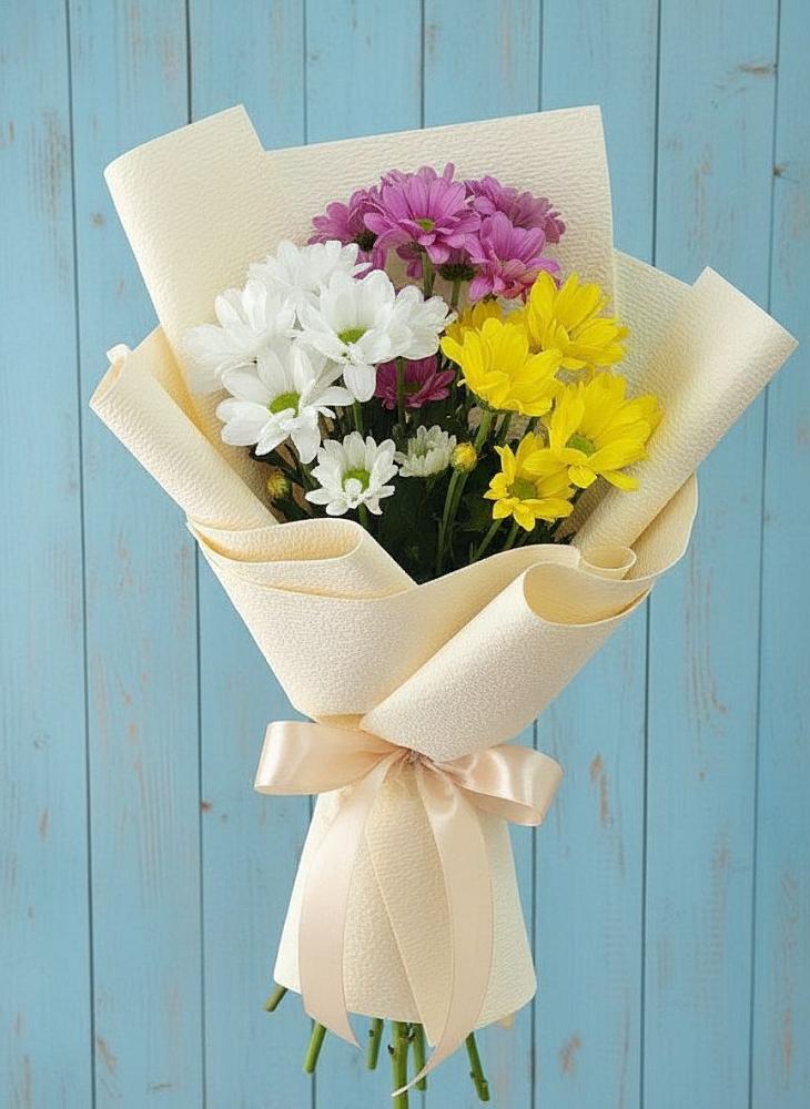 Букет цветов из: Хризантемы в Партените