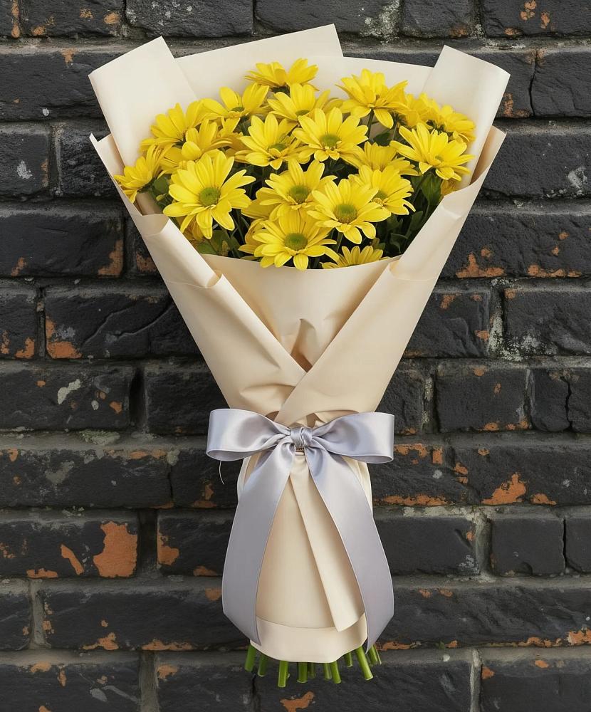 Букет цветов из: Хризантемы в Партените